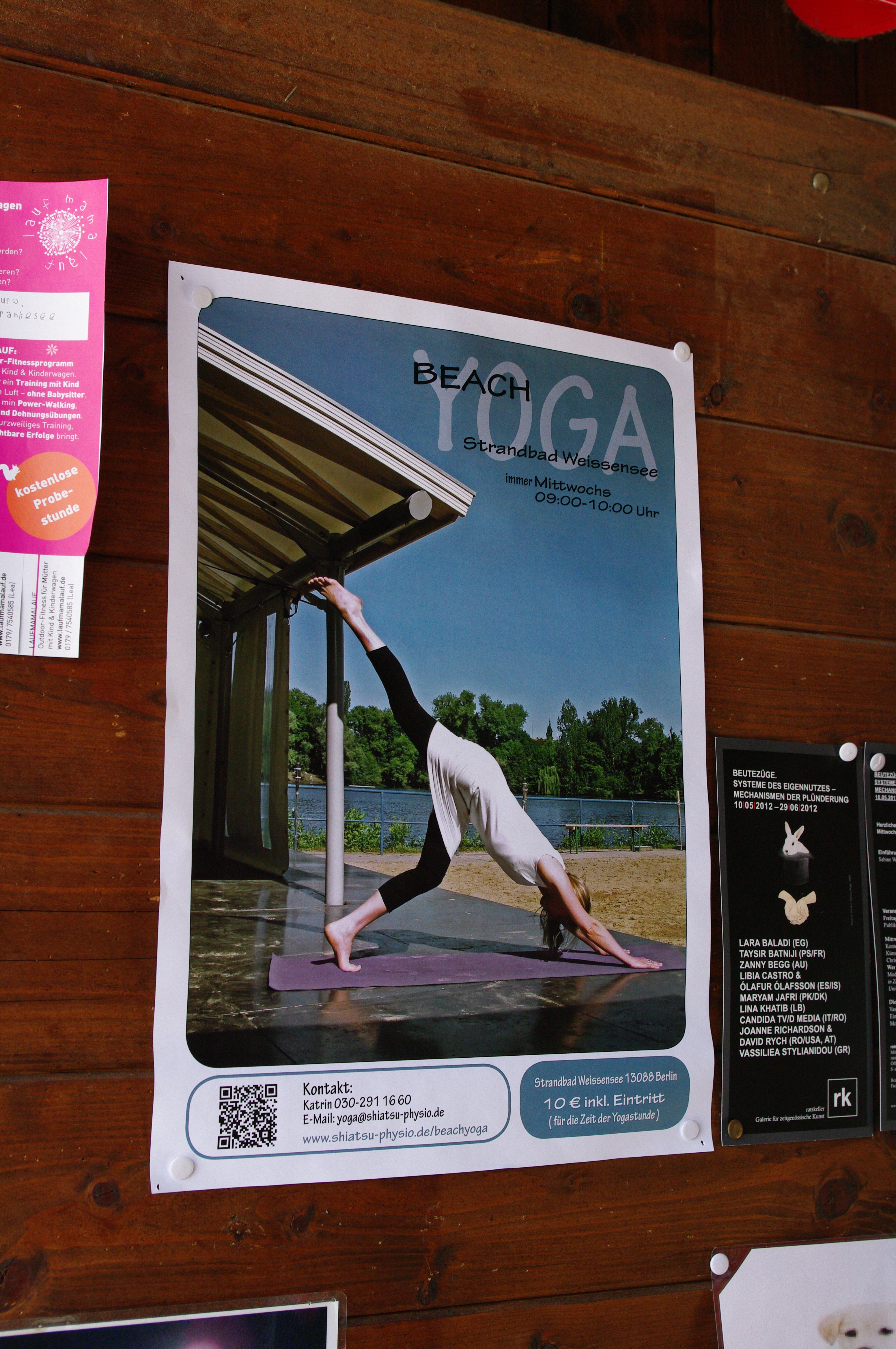 Yoga im Strandbad Weißensee Berlin